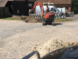 Impact Moleing Pub Cheriton Hampshire AFriend Drainage Services Basingstoke Eastleigh Portsmouth Southampton Guildford Winchester Hampshire Surrey