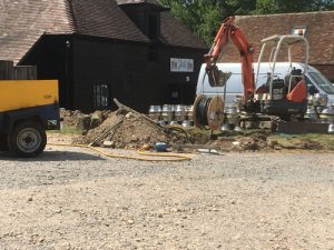 Impact Moleing Pub Cheriton Hampshire AFriend Drainage Services Basingstoke Eastleigh Portsmouth Southampton Guildford Winchester Hampshire Surrey